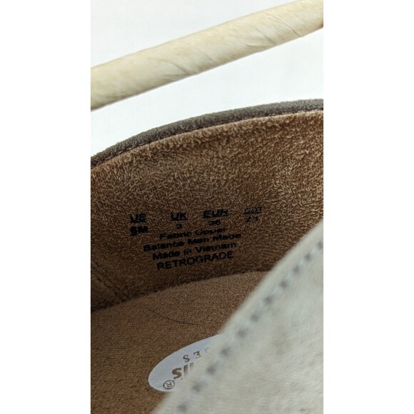 Dr Scholls Retrograde Loafers Shoes Womens 6 M Tan Fabric Slip On Flats NWB - Picture 8 of 9